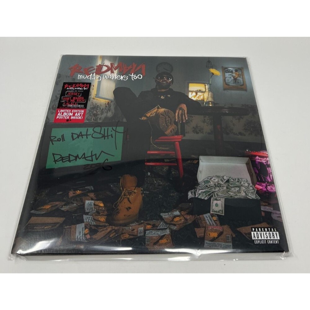 REDMAN Muddy Waters Too SIGNED Vinyl LP Autographed Wu-Tang Clan